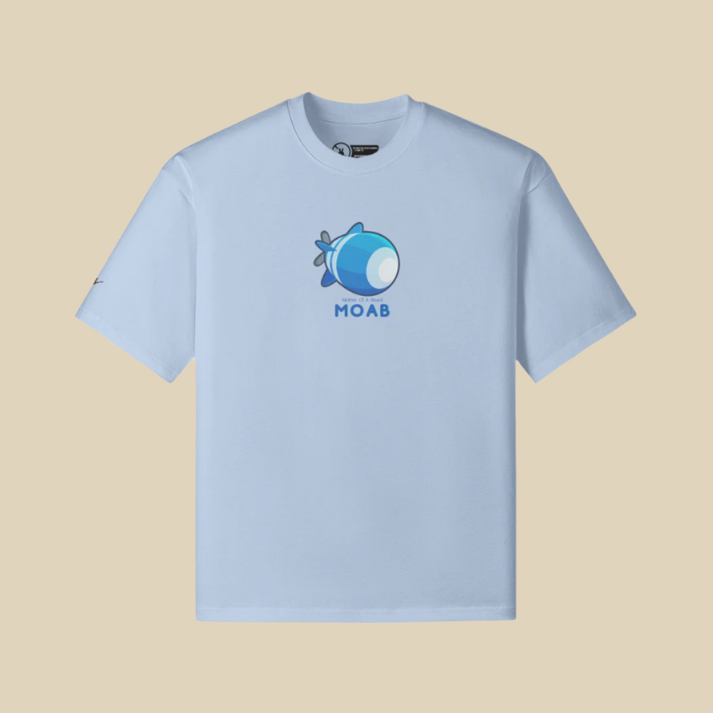 MOAB TEE LBLUE